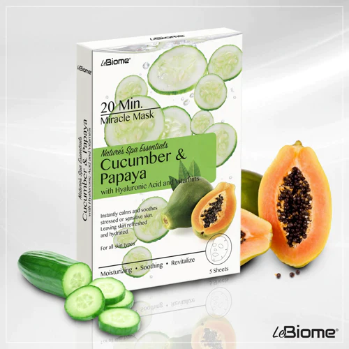 LeBiome Cucumber & Papaya Mask