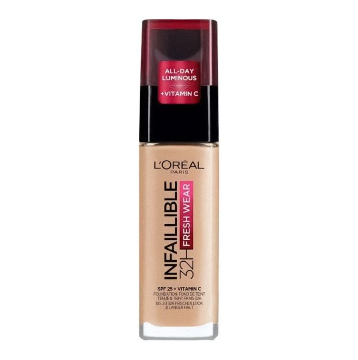 L'Oreal Paris Infallible 32H Fresh Wear Foundation, 200 Lin Naturel