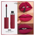 L'Oreal Paris Infallible Matte Resistance Liquid Lipstick, 500 Wine Not