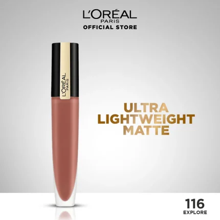 Loreal Rouge Signature Liquid Lipstick 116 I Explore
